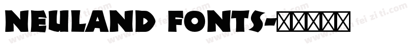 Neuland fonts字体转换